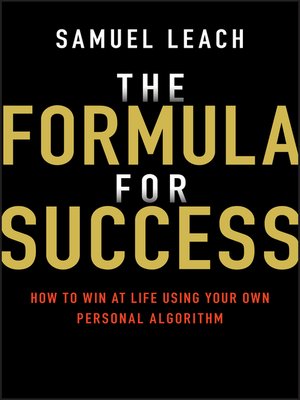 cover image of The Formula for Success
